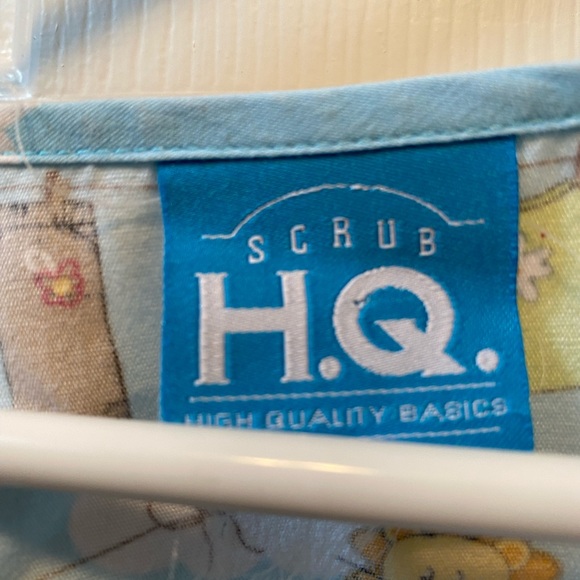 High Quality basic scrub top (welcome baby)Size 5X - Picture 2 of 3